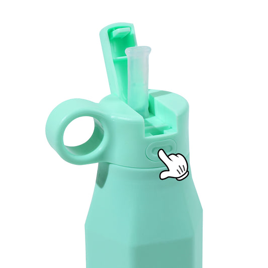 Magic Mint Squeeze-Ease Kids Water Bottle - 350ml (12oz)