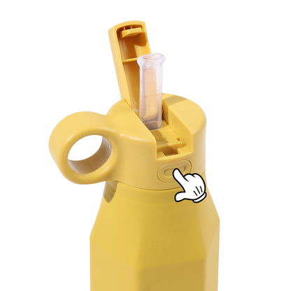 Lion Yellow Squeeze-Ease Water Bottle - 350ml (12oz)