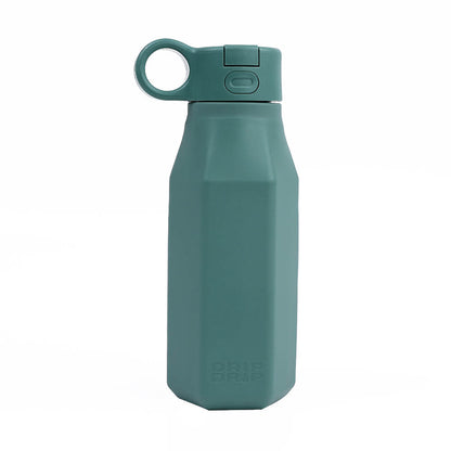 Dino Green Squeeze-Ease Water Bottle - 350ml (12oz)