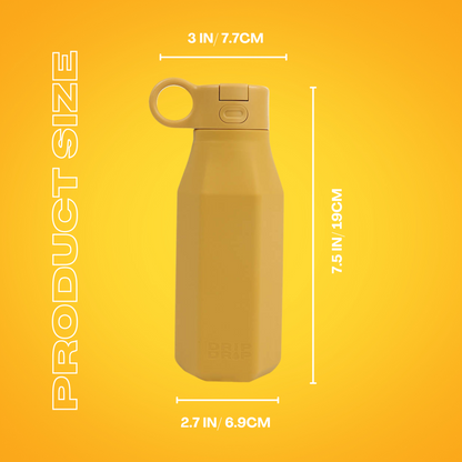 Dark Yellow Kids Water Bottle 350ml